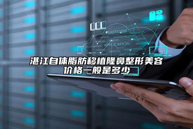 湛江自体脂肪移植隆鼻整形美容价格一般是多少