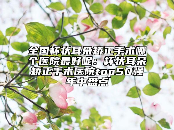全国杯状耳朵矫正手术哪个医院最好呢：杯状耳朵矫正手术医院top50强年中盘点
