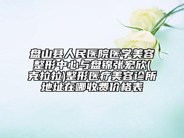 盘山县人民医院医学美容整形中心与盘锦张宏欣(克拉拉)整形医疗美容诊所地址在哪收费价格表