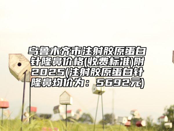 乌鲁木齐市注射胶原蛋白针隆鼻价格(收费标准)附2025(注射胶原蛋白针隆鼻均价为：5692元)