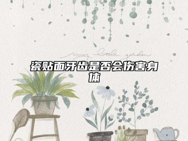 瓷贴面牙齿是否会伤害身体