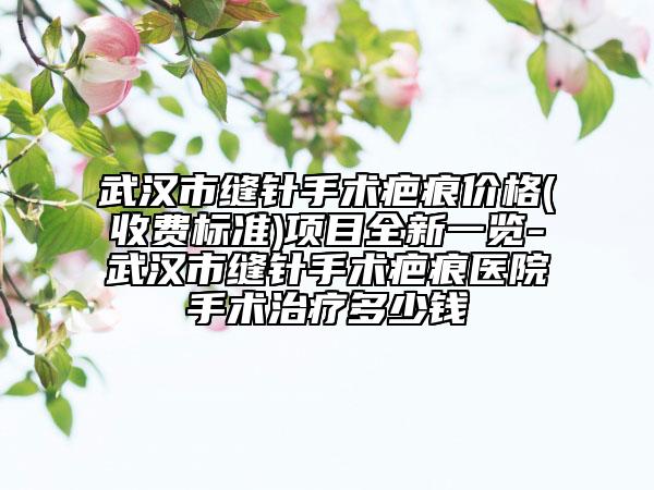 武汉市缝针手术疤痕价格(收费标准)项目全新一览-武汉市缝针手术疤痕医院手术治疗多少钱