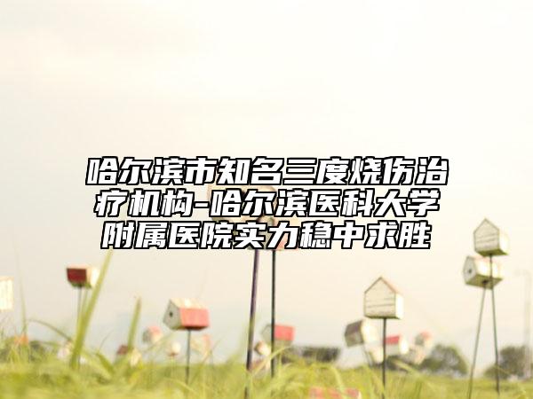 哈尔滨市知名三度烧伤治疗机构-哈尔滨医科大学附属医院实力稳中求胜