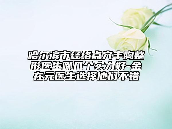 哈尔滨市经络点穴丰胸整形医生哪几个实力好-金在元医生选择他们不错