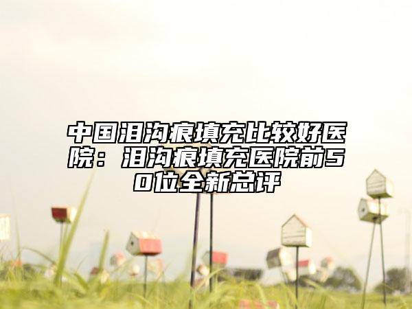 中国泪沟痕填充比较好医院：泪沟痕填充医院前50位全新总评
