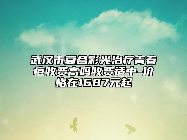 武汉市复合彩光治疗青春痘收费高吗收费适中-价格在1687元起